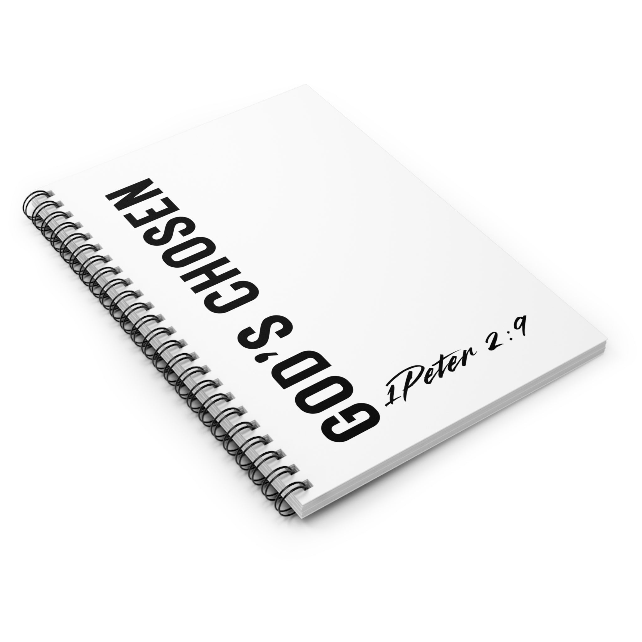 God's Chosen Spiral Notebook - Ruled Line